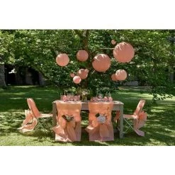 SANTEX Housse De Chaise Avec Nœud Gris X10 - Gris -banc et tabouret Soldes Boutique 17748955 3