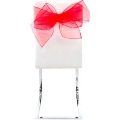 SANTEX Noeud De Chaise Rouge X4 - Rouge