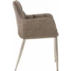 CLP Chaise Tirana En Tissu Gris Acier Affiné 9 CLP Chaise Tirana En Tissu Gris Acier Affiné -banc et tabouret Soldes Boutique 17796129 3
