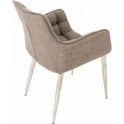 CLP Chaise Tirana En Tissu Gris Acier Affiné 10 CLP Chaise Tirana En Tissu Gris Acier Affiné -banc et tabouret Soldes Boutique 17796129 4
