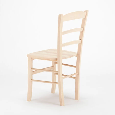 AHD AMAZING HOME DESIGN Chaises En Bois Rustique Pour Bar De Salle à Manger Et Brasserie Paesana Wood | Beige 7 AHD AMAZING HOME DESIGN Chaises En Bois Rustique Pour Bar De Salle à Manger Et Brasserie Paesana Wood | Beige – Image 5