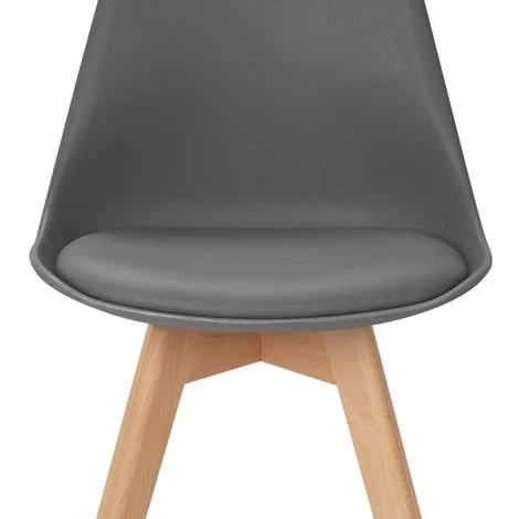 IDMARKET Lot De 6 Chaises SARA Mix Color Blanc, Gris Clair, Bleu Canard X2, Gris Foncé X2 - Gris 7 IDMARKET Lot De 6 Chaises SARA Mix Color Blanc, Gris Clair, Bleu Canard X2, Gris Foncé X2 - Gris – Image 5