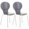 CLP Lot De 2 Chaises Empilables En Bois Diego Violet -banc et tabouret Soldes Boutique 18195289 1