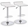 HABITAT ET JARDIN Lot De 2 Tabourets De Bar "Cosmo" - Blanc - Blanc. -banc et tabouret Soldes Boutique 18243693 1