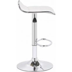 HABITAT ET JARDIN Lot De 2 Tabourets De Bar "Cosmo" - Blanc - Blanc. -banc et tabouret Soldes Boutique 18243693 3