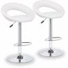 HABITAT & JARDIN Lot De 2 Tabourets De Bar "Bellini" - Blanc - Blanc. -banc et tabouret Soldes Boutique 18243719 1