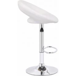 HABITAT & JARDIN Lot De 2 Tabourets De Bar "Bellini" - Blanc - Blanc. -banc et tabouret Soldes Boutique 18243719 3