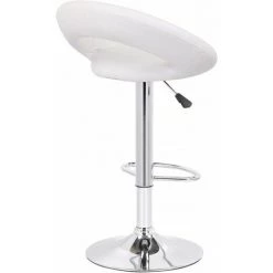 HABITAT & JARDIN Lot De 2 Tabourets De Bar "Bellini" - Blanc - Blanc. -banc et tabouret Soldes Boutique 18243719 4