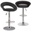 MOBILIER DECO ELITE - Lot De 2 Tabourets Design Noirs - Noir -banc et tabouret Soldes Boutique 18382145 1