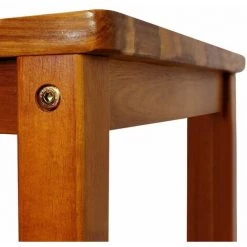 CASARIA 4x Tabouret Haut En Bois D'acacia Bar 40 X 35,5 X 110 Cm Dossier Repose-pieds 9 CASARIA 4x Tabouret Haut En Bois D'acacia Bar 40 X 35,5 X 110 Cm Dossier Repose-pieds -banc et tabouret Soldes Boutique 18473122 3