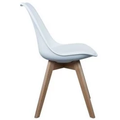 THE HOME DECO FACTORY Chaise Scandinave Avec Coussin Blanche Home Deco Factory -banc et tabouret Soldes Boutique 18503928 4