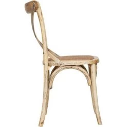 BISCOTTINI Chaise En Bois Thonet Pour Table à Manger Restaurant Pizzeria Cuisine Fermes Arte Povera Chêne L46xPR42xH86 Cm -banc et tabouret Soldes Boutique 18527436 2