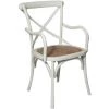 BISCOTTINI Chaise En Bois Thonet Pour Table à Manger Restaurant Pizzeria Cuisine Ferme Arte Povera Blanc Antique L50xPR43xH89 Cm -banc et tabouret Soldes Boutique 18527551 1