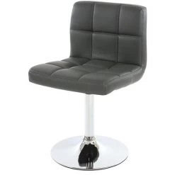 HHG Lot De 6 Chaises De Salle à Manger Kavala, Pivotante, Similicuir, Gris 9 HHG Lot De 6 Chaises De Salle à Manger Kavala, Pivotante, Similicuir, Gris -banc et tabouret Soldes Boutique 18960521 3