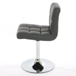 HHG Lot De 6 Chaises De Salle à Manger Kavala, Pivotante, Similicuir, Gris 10 HHG Lot De 6 Chaises De Salle à Manger Kavala, Pivotante, Similicuir, Gris -banc et tabouret Soldes Boutique 18960521 4