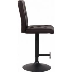 CLP Tabouret De Bar Kells En Similicuir Ou Tissu Marron Similicuir -banc et tabouret Soldes Boutique 18963155 3