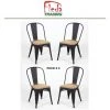 FLEDA TRADING CHAISE MÉTALLIQUE POUR STYLE TOLIX EXTÉRIEUR OU INTÉRIEUR POUR BARS ET RESTAURANTS COULEUR NOIR MATTO SIÈGE EN BOIS NATUREL PACK DE 4PCS 2 FLEDA TRADING CHAISE MÉTALLIQUE POUR STYLE TOLIX EXTÉRIEUR OU INTÉRIEUR POUR BARS ET RESTAURANTS COULEUR NOIR MATTO SIÈGE EN BOIS NATUREL PACK DE 4PCS -banc et tabouret Soldes Boutique 19028957 1