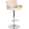 Chaise De Bar Similicuir Crème 1 Pc Modèle 1 VidaXL 2 Chaise De Bar Similicuir Crème 1 Pc Modèle 1 VidaXL -banc et tabouret Soldes Boutique 19888729 1