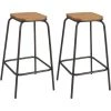 RENDEZ VOUS DéCO Tabourets De Bar Bibine 75 Cm (lot De 2) - Marron Clair -banc et tabouret Soldes Boutique 19954228 1