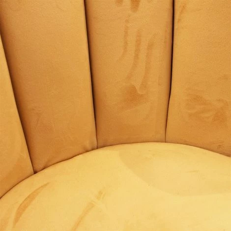 THE HOME DECO FACTORY Chaise Ariel Velours Jaune Home Deco Factory 7 THE HOME DECO FACTORY Chaise Ariel Velours Jaune Home Deco Factory – Image 5