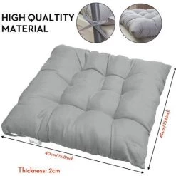 AUGIENB Coussin De Chaise Doux Carré Vert -banc et tabouret Soldes Boutique 20281857 5