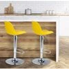 IDMARKET Lot De 2 Tabourets De Bar KARL Design Jaune - Jaune -banc et tabouret Soldes Boutique 20480283 1