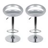 DazHom?Lot De 2 Tabourets De Bar��Hauteur R��glable - Gris - Style Contemporain -banc et tabouret Soldes Boutique 22090701 1