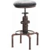 CLP Tabouret De Bar Lumos En Similicuir Inspiration Vintage Noir Bronze 2 CLP Tabouret De Bar Lumos En Similicuir Inspiration Vintage Noir Bronze -banc et tabouret Soldes Boutique 22335562 1