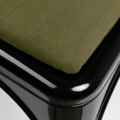 Coussin En Velours Chaise LIX SKLUM Velour - Vert Kaki -banc et tabouret Soldes Boutique 22783710 4