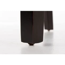 CLP Lot De 6 Chaises De Salle à Manger Ina Similicuir Avec Pieds En Bois Blanc Marron Foncé 11 CLP Lot De 6 Chaises De Salle à Manger Ina Similicuir Avec Pieds En Bois Blanc Marron Foncé -banc et tabouret Soldes Boutique 22851908 5