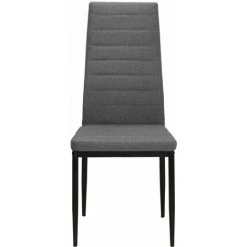 Topdeal Chaises De Salle à Manger 2 Pcs Gris Clair Tissu -banc et tabouret Soldes Boutique 23042671 4