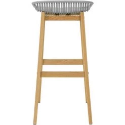 Tabouret De Bar Design Chaise De Bar Cuisine Avec Repose-Pieds Piètement,SoBuy FST77-HG -banc et tabouret Soldes Boutique 23678794 4