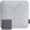 DUNEDESIGN 30mm Coussin En Feutre De Chaise 35x35cm Carré Chaud Réversible Gris -banc et tabouret Soldes Boutique 23974439 1