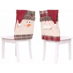 DEVENIRRICHE Housse De Chaise Santa Claus