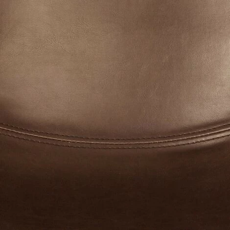 Tabouret De Bar Simili Marron Lois Atmosphera - Marron - Assise Simili Cuir Marron Et Structure Métal Noir 5 Tabouret De Bar Simili Marron Lois Atmosphera - Marron - Assise Simili Cuir Marron Et Structure Métal Noir – Image 3