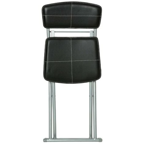 Chaise Pliante Design Noir Atmosphera - Noir - Noir 4 Chaise Pliante Design Noir Atmosphera - Noir - Noir – Image 2