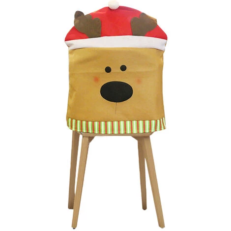 ASUPERMALL Chaise De Noel Housses De Chaises De Protection Housse De Siege Housse De Chaise Costume Pour Noel Banquet Decorations Festival De Vacances, Wapiti 3 ASUPERMALL Chaise De Noel Housses De Chaises De Protection Housse De Siege Housse De Chaise Costume Pour Noel Banquet Decorations Festival De Vacances, Wapiti