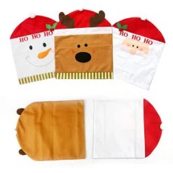 ASUPERMALL Chaise De Noel Housses De Chaises De Protection Housse De Siege Housse De Chaise Costume Pour Noel Banquet Decorations Festival De Vacances, Wapiti 10 ASUPERMALL Chaise De Noel Housses De Chaises De Protection Housse De Siege Housse De Chaise Costume Pour Noel Banquet Decorations Festival De Vacances, Wapiti -banc et tabouret Soldes Boutique 24391433 4