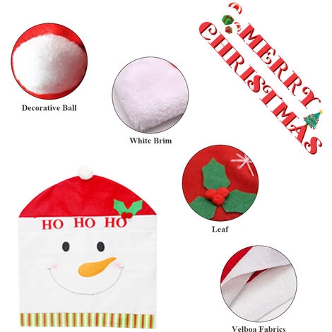 ASUPERMALL Chaise De Noel Housses De Chaises De Protection Housse De Siege Housse De Chaise Costume Pour Noel Banquet Decorations Festival De Vacances, Wapiti 7 ASUPERMALL Chaise De Noel Housses De Chaises De Protection Housse De Siege Housse De Chaise Costume Pour Noel Banquet Decorations Festival De Vacances, Wapiti – Image 5