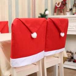 ASUPERMALL Chaise De Noel Couverture Protection Des Chaises Non-Tisse Decoration De Noel, 6Pcs -banc et tabouret Soldes Boutique 24424977 5