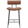 MILIBOO Tabouret De Bar Vintage Marron Clair Et Métal H65 Cm GOTHAM - Marron Clair 2 MILIBOO Tabouret De Bar Vintage Marron Clair Et Métal H65 Cm GOTHAM - Marron Clair -banc et tabouret Soldes Boutique 24676740 1