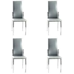 VMO HOME PACK 4 CHAISES TAPISSÉES BOSTO