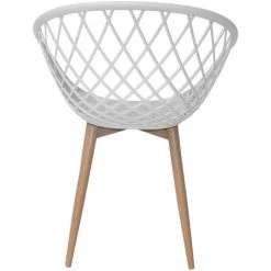 VENTEMEUBLESONLINE FAUTEUIL WANDA #FFFFFF - #ffffff -banc et tabouret Soldes Boutique 24697232 3