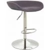 CLP Tabouret De Bar Anaheim Feutre Gris Métal Chromé -banc et tabouret Soldes Boutique 24753314 1