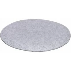 IDIMEX Lot De 4 Coussins D'assise JONITA Pour Chaises De Salle à Manger Ou Bureau, Galettes De Chaise Ou Fauteuil Rondes En Tissu Gris - Gris -banc et tabouret Soldes Boutique 24801209 3