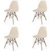 VMO HOME PACK 4 CHAISES TOWER WOOD SABL -banc et tabouret Soldes Boutique 24990077 1