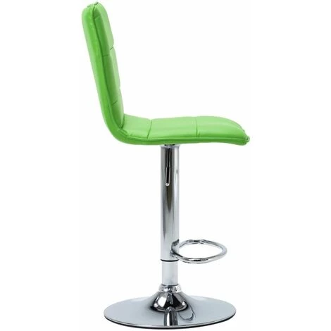 Hommoo Chaises De Bar 2 Pcs Vert Similicuir HDV14561 6 Hommoo Chaises De Bar 2 Pcs Vert Similicuir HDV14561 – Image 4