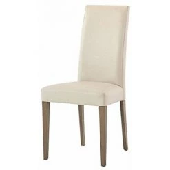 FASHION COMMERCE Lot De 2 Chaises En Simili Cuir Beige - Beige