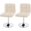 HHG Lot De 2 Chaises De Salle à Manger Kavala, Pivotante, Similicuir, Crème 1 HHG Lot De 2 Chaises De Salle à Manger Kavala, Pivotante, Similicuir, Crème -banc et tabouret Soldes Boutique 25939835 1