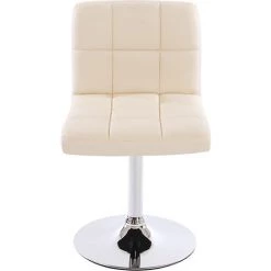 HHG Lot De 2 Chaises De Salle à Manger Kavala, Pivotante, Similicuir, Crème -banc et tabouret Soldes Boutique 25939835 4